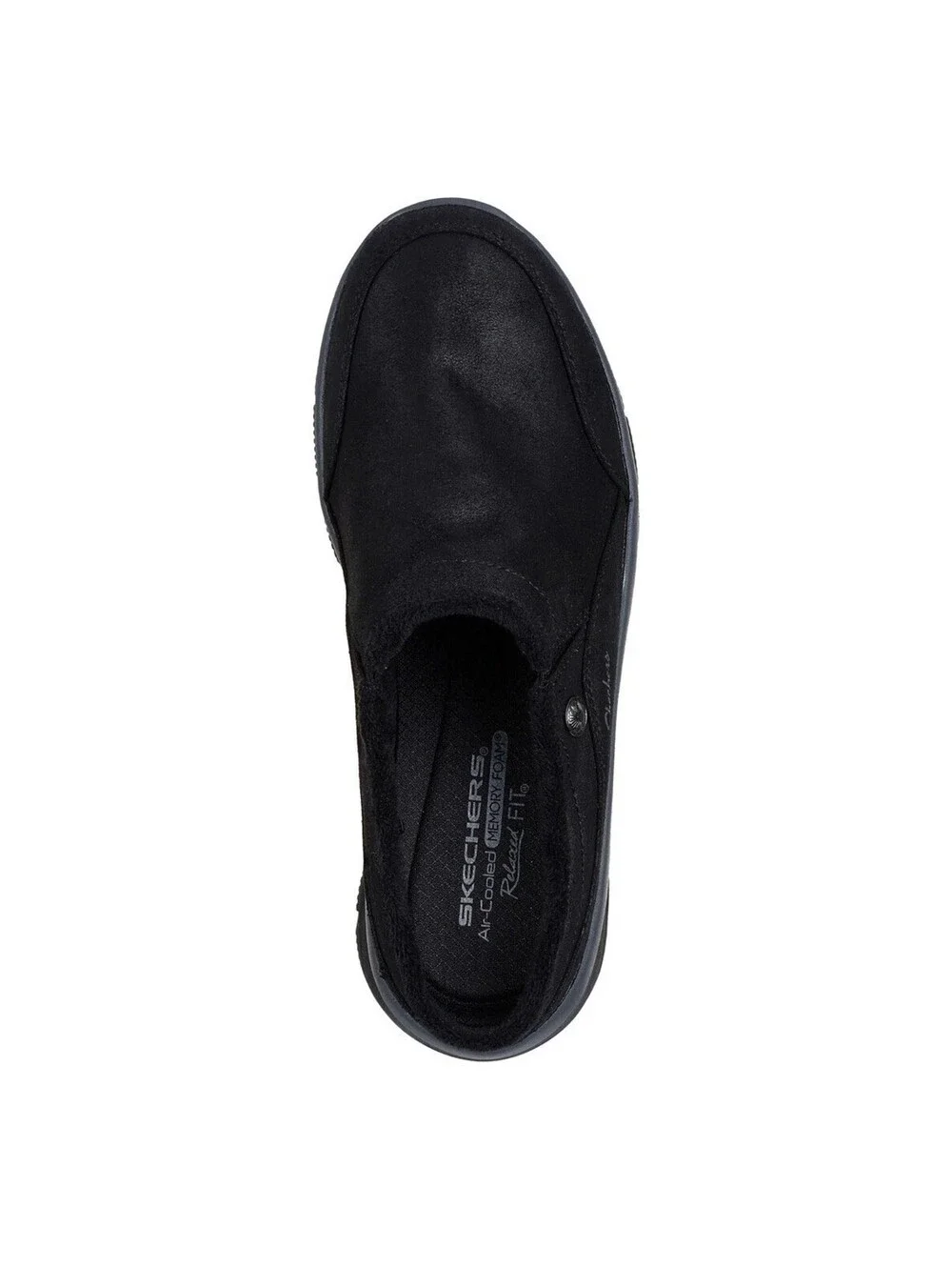 Skechers Women 9.5 Relaxed Fit: Easy Going - Latte 2 167870-Black Fabric